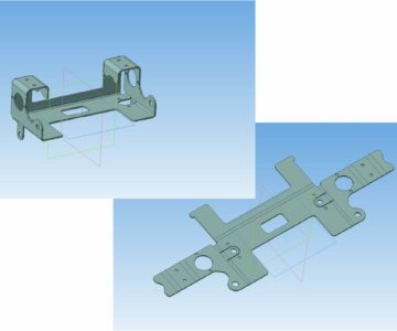 3D модель Кронштейн для изучения листовых тел