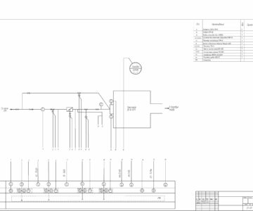 Чертеж Автоматизация котла ДЕ16-14