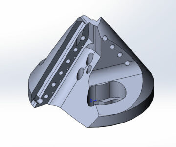 3D модель Корпус зенкера конического 3D