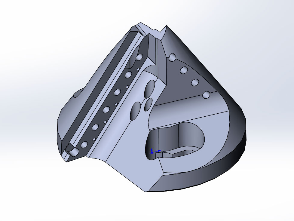 3D модель Корпус зенкера конического 3D