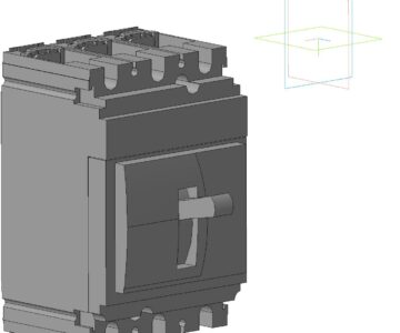 3D модель Автоматический выключатель Compact NSX250
