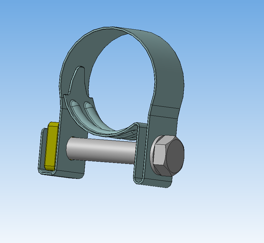 3D модель Хомут на болту