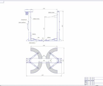 3D модель Расчет конструкции двухстоечного подъемника