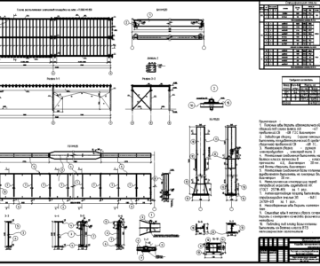 Чертеж Курсовой проект металлические конструкции