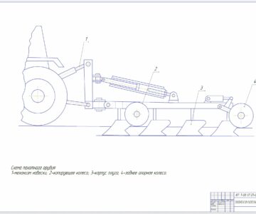 Чертеж Расчет почвообрабатывающих машин