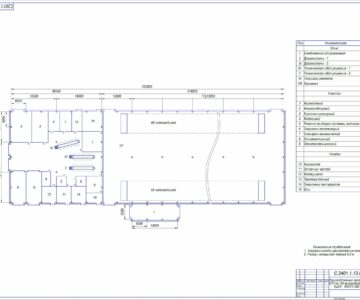 Чертеж Расчет АТП на 130 автомобилей КРАЗ - 64372-050