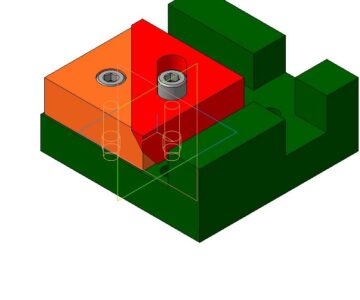 3D модель Угловая струбцина для ДСП