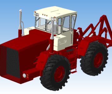 3D модель Трактор ПТЗ К-710