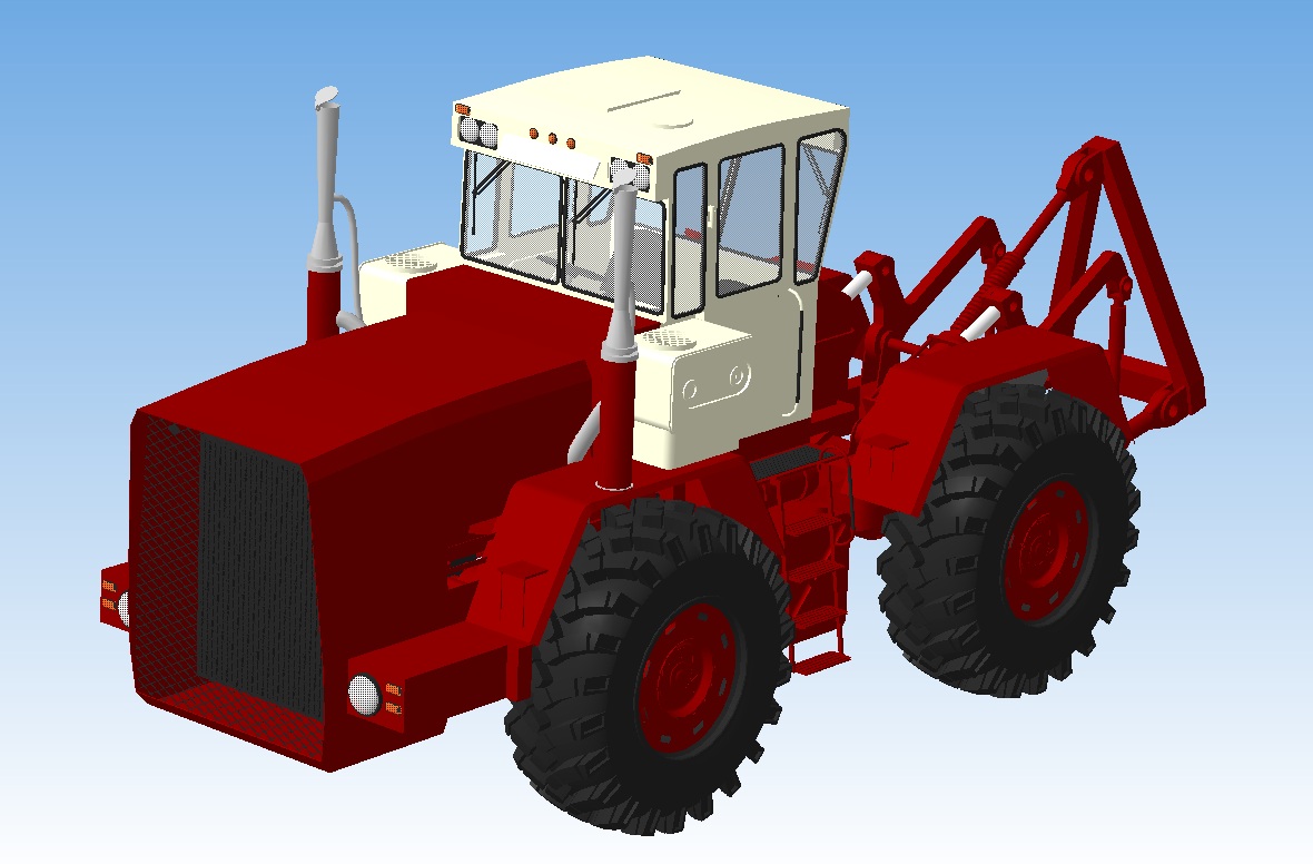 3D модель Трактор ПТЗ К-710