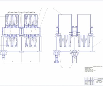 Чертеж Кронблок УКБА-6-250