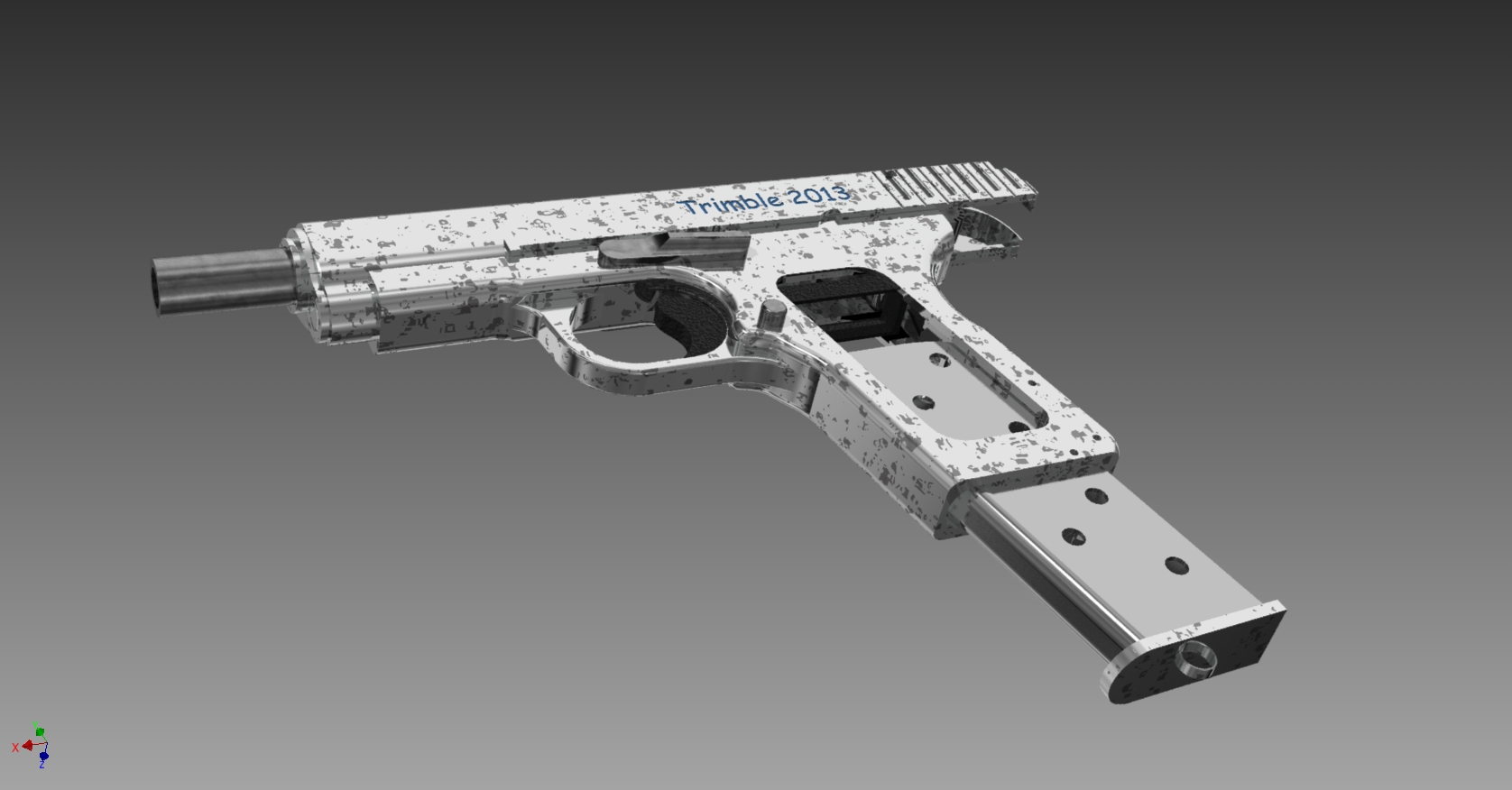 3D модель Пистолет TT-33