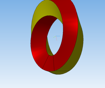 3D модель Лента Мебиуса объемная