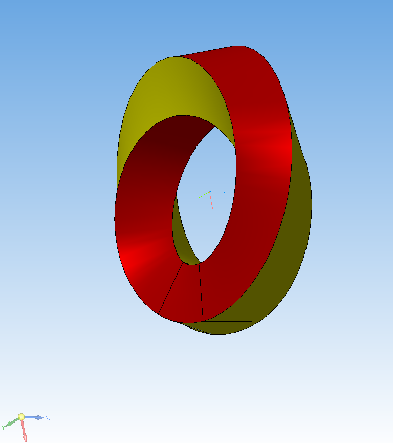 3D модель Лента Мебиуса объемная