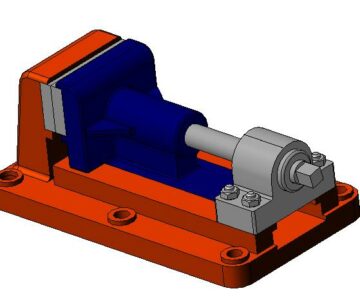 3D модель Тиски 3D(№18 по Боголюбову)