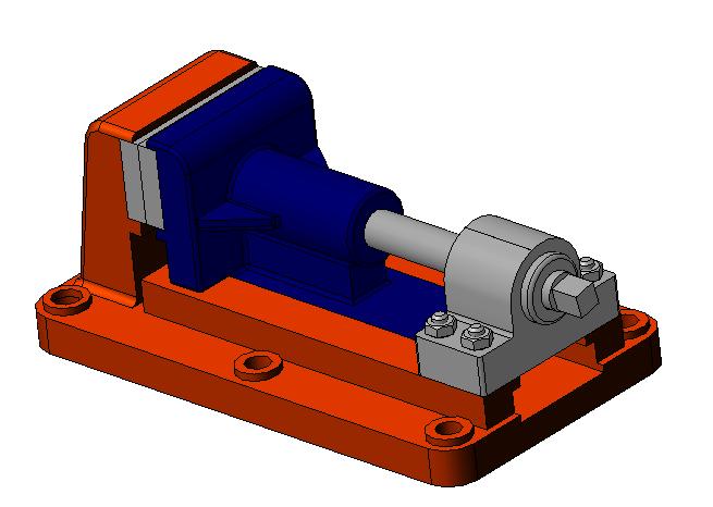 3D модель Тиски 3D(№18 по Боголюбову)