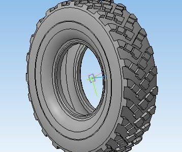 3D модель Шина Ки-113