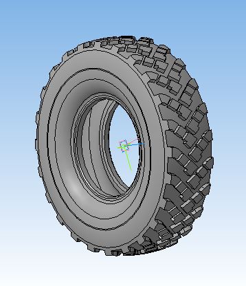 3D модель Шина Ки-113