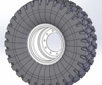 3D модель Колесо БЕЛ-95