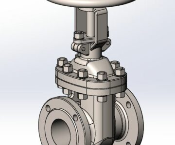 3D модель Задвижка клиновая DN80 PN1,6MPa