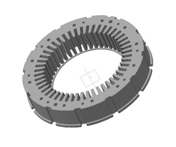 3D модель Матрица-пуансон для вырубки железа статора