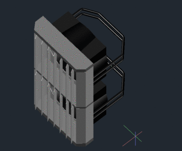 3D модель Калорифер