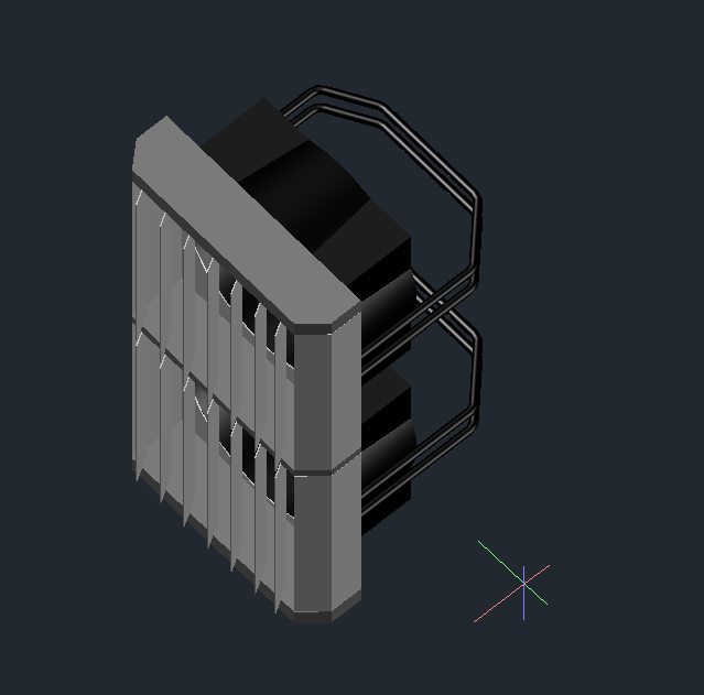 3D модель Калорифер