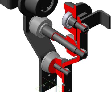 3D модель Подвеска кабеля козлового крана Q-10т