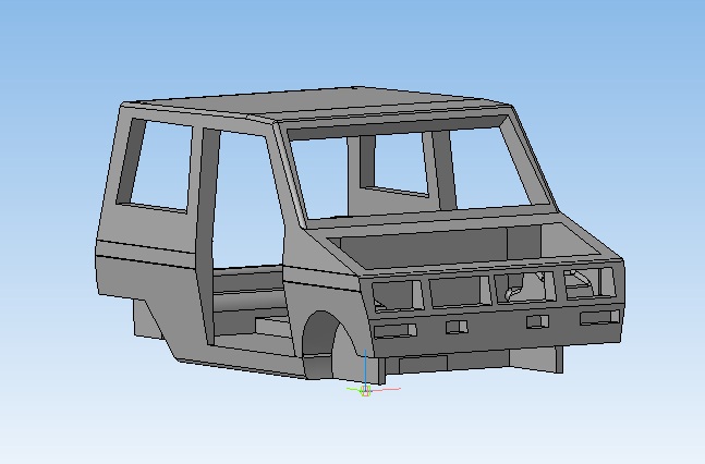 3D модель Кузов ВАЗ 1111