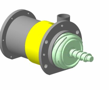 3D модель Шнек супеси охлаждаемый