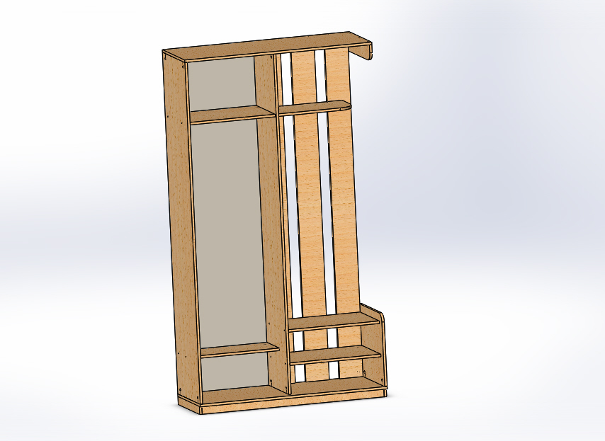 3D модель Прихожая