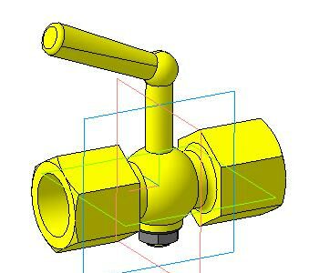 3D модель Кран трехходовой