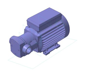 3D модель Насос Calpeda IRR 25/4E