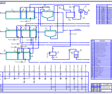 Чертеж Очистка сточных вод гальванического производства реагентным методом