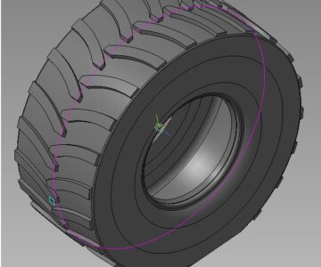 3D модель Шина завода Россава.