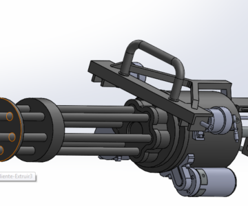 3D модель Minigun 3D