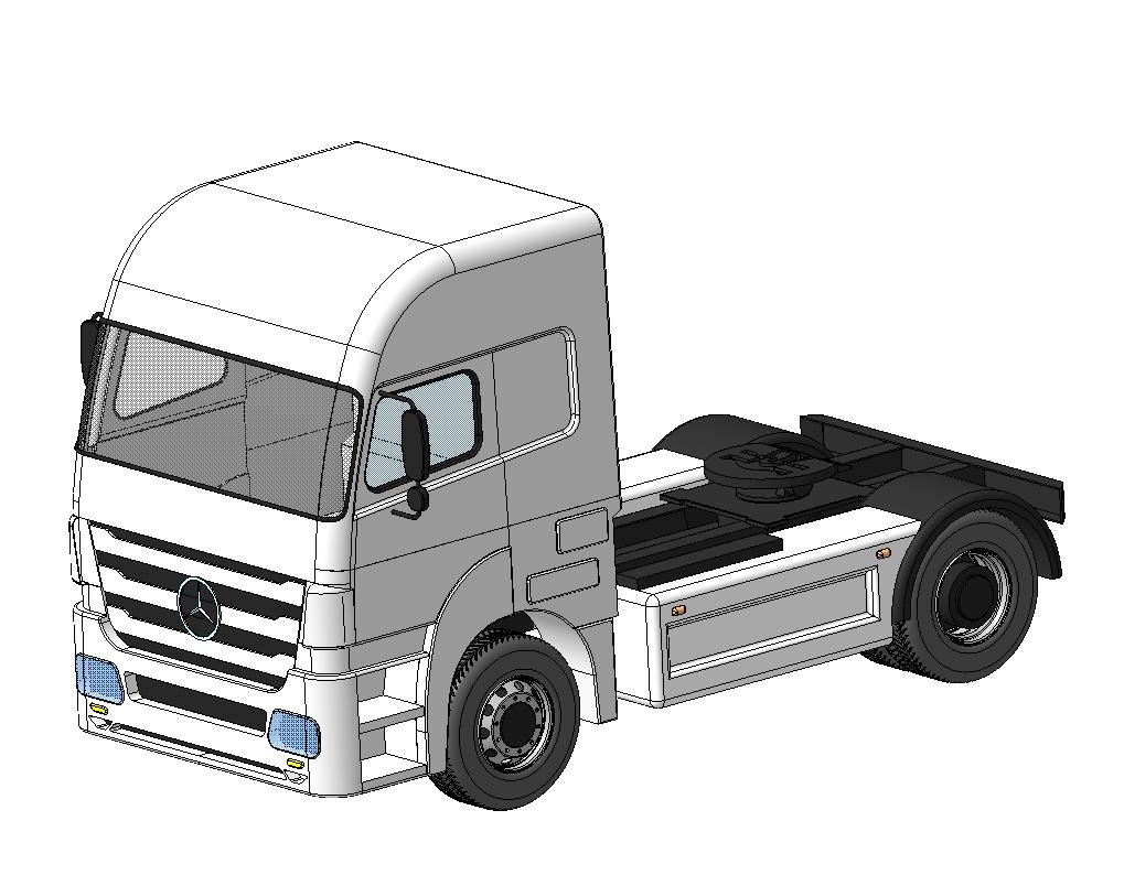 3D модель 3D Модель Mercedes Benz AXOR