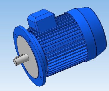 3D модель Электродвигатель AIS 100LС4K