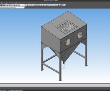 3D модель Пескоструйная камера для чистки деталей