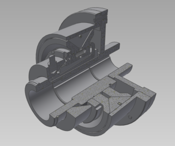 3D модель Муфта сцепления фрикционная