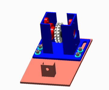 3D модель Блок натяжения