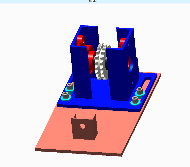 3D модель Блок натяжения