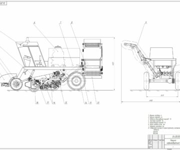 Чертеж Разработка шнекового очистителя корнеуборочной машины
