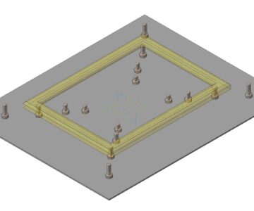 3D модель Приспособление для окраски деревянных рамок