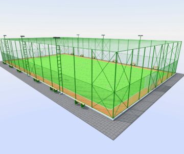 Чертеж Проект мини-футбольного поля