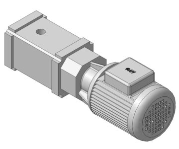 3D модель Мотор-редуктор BONFIGLIOLI TYPE A203 UH30 P63