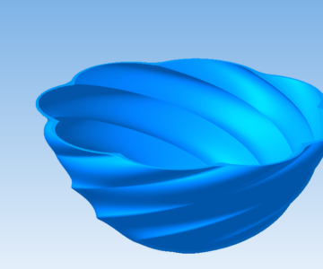 3D модель Ваза - виток