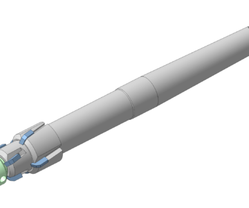 3D модель Зенкер двухступенчатый 58-70