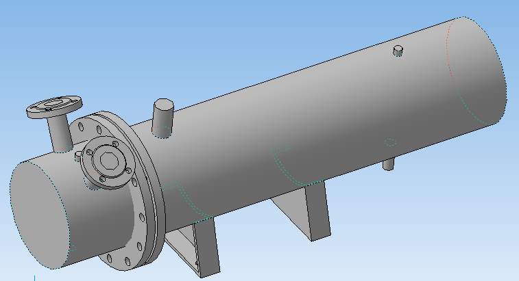 3D модель Охладитель выпара ОВА-2