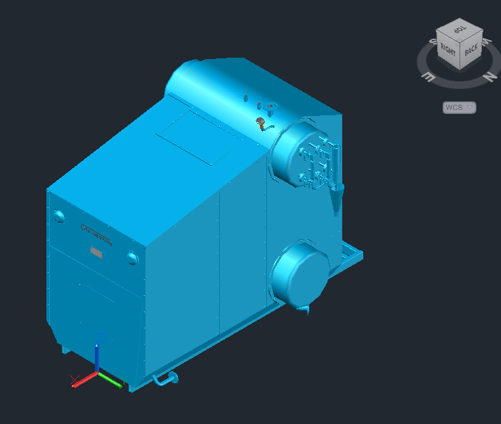 3D модель Котел паровой Е-1.0-0.9