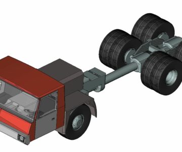 3D модель Шасси Tatra T-815